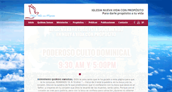 Desktop Screenshot of iglesianuevavidacr.com