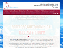 Tablet Screenshot of iglesianuevavidacr.com
